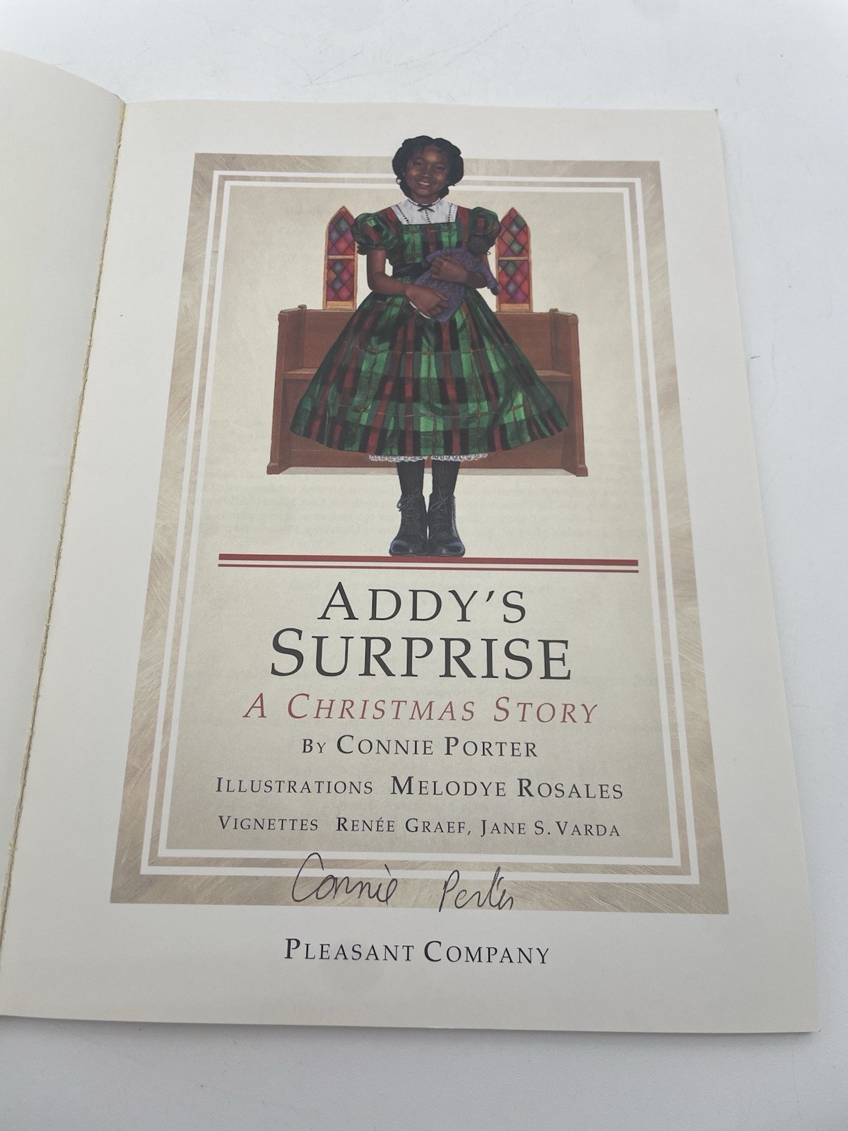 Addy’s Surprise 1st Edition Signed Connie Porter Pleasant Company