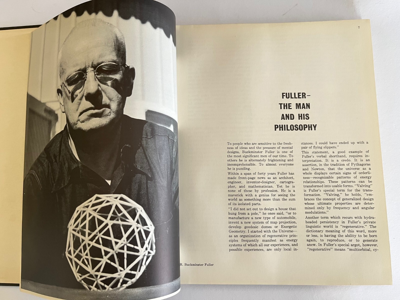 DYMAXION WORLD of BUCKMINSTER FULLER ~ Robert Marks ~ hardcover 1969 illustrated