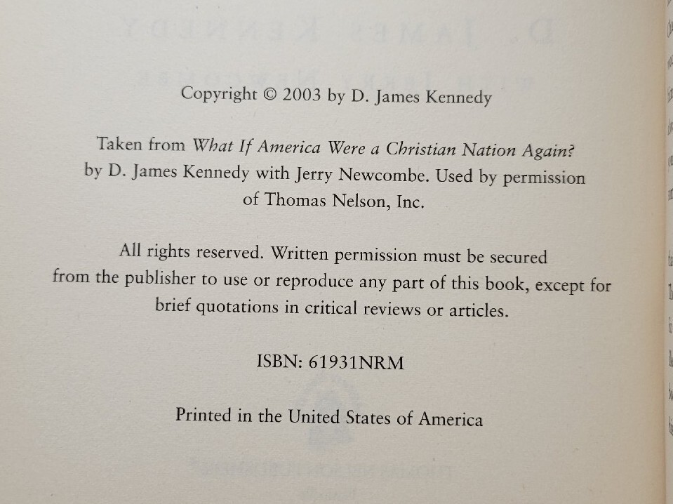 As The Family Goes D. James Kennedy 2003 Paperback Booklet