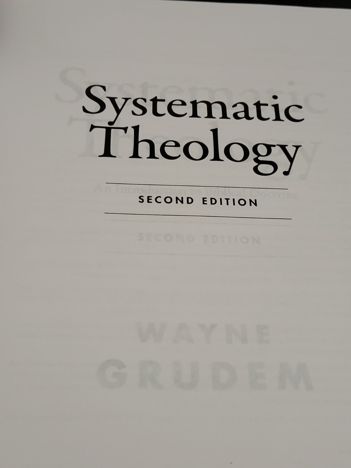 Zondervan Academic Systematic Theology 2nd Ed Hardcover Wayne Grudem