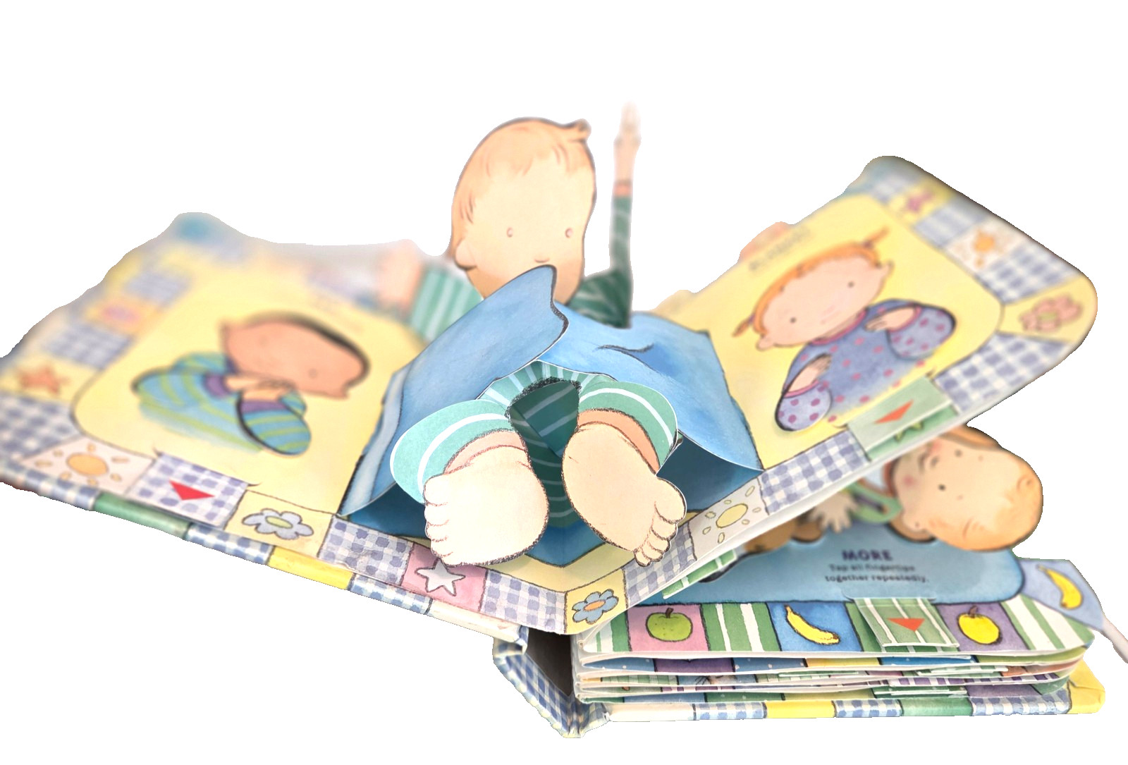 2 Pop-Up Books_ROBERT SABUDA Baby Signs 7×7″_Cookie Count 7″x8″_both like new