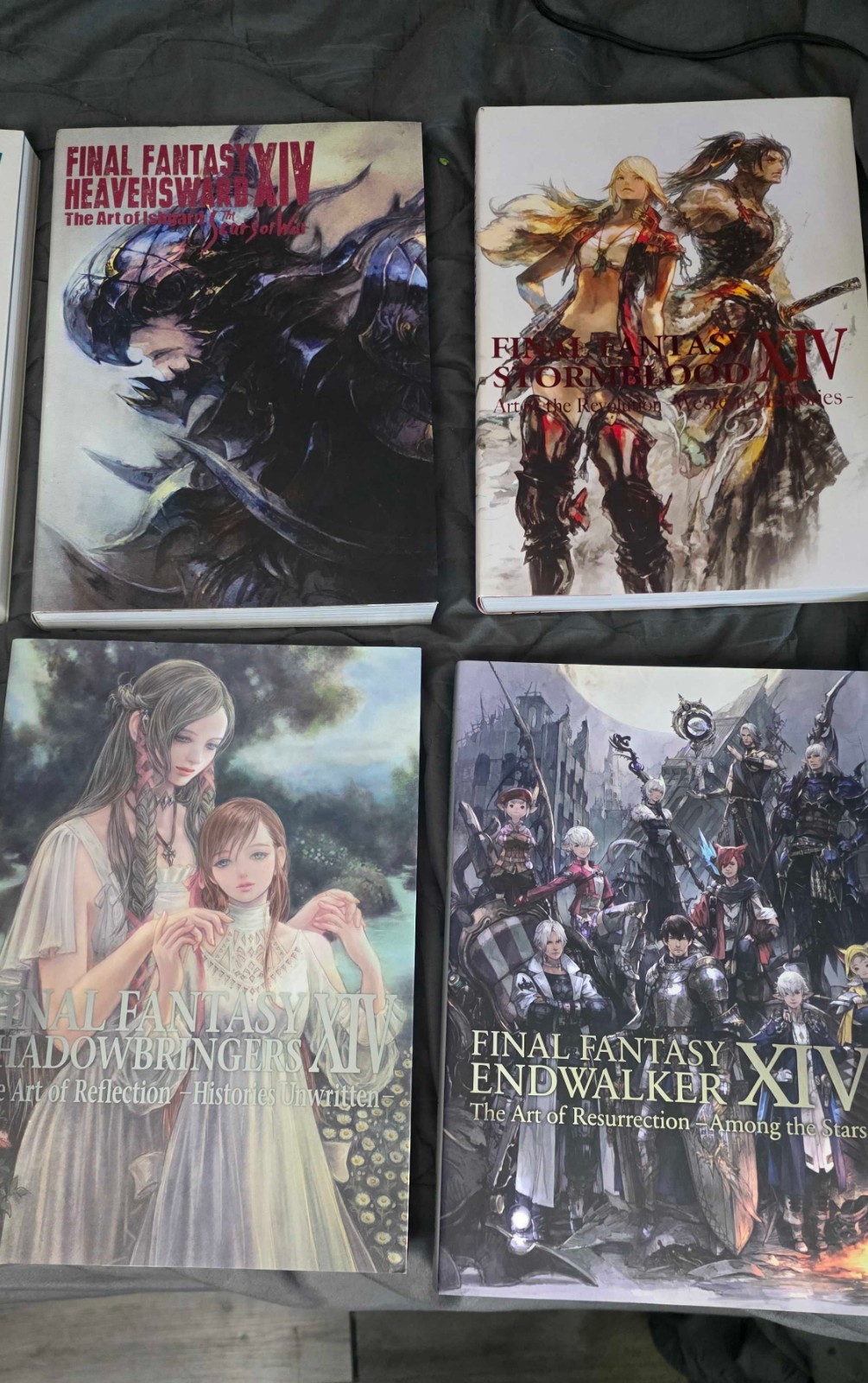 Final Fantasy XIV (ONLINE) Square Enix Art Books (LOT OF 9) *NO CODES*