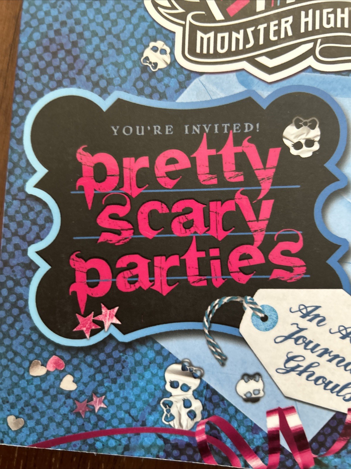 Monster High PRETTY SCARY PARTIES An Activity Journal for Ghouls (paperback)