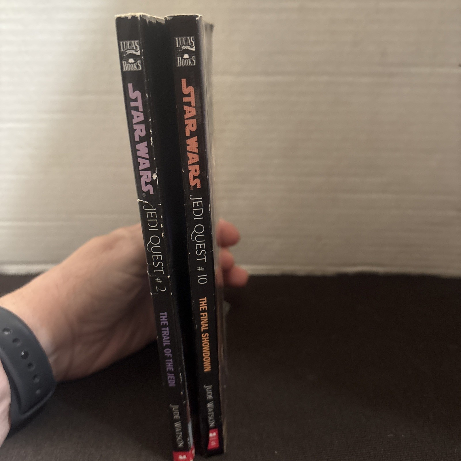 2 Star Wars: Jedi Quest Scholastic PB’s-Final Showdown & Trial of the Jedi