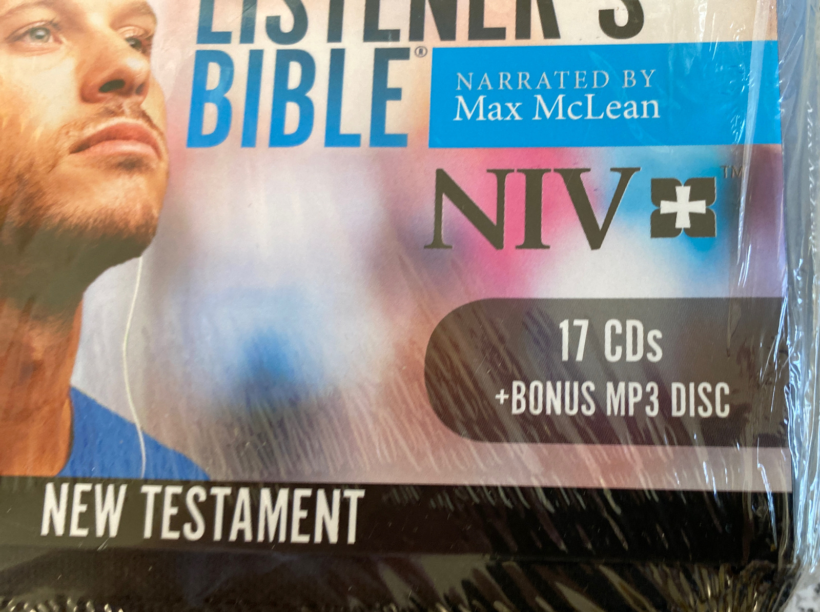 Factory Sealed NIV Listener’s Bible New Testament 17 CD Set & MP3 Disc MaxMcLean