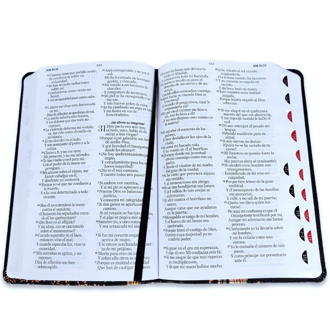 Biblia Letra Grande 12 puntos RV1960 imit piel negro trigo con indice