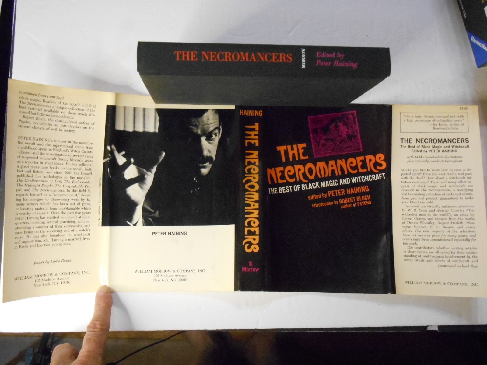 The Necromancers edit by Peter Haining (1972, Morrow) HC/dj, 1st US edition