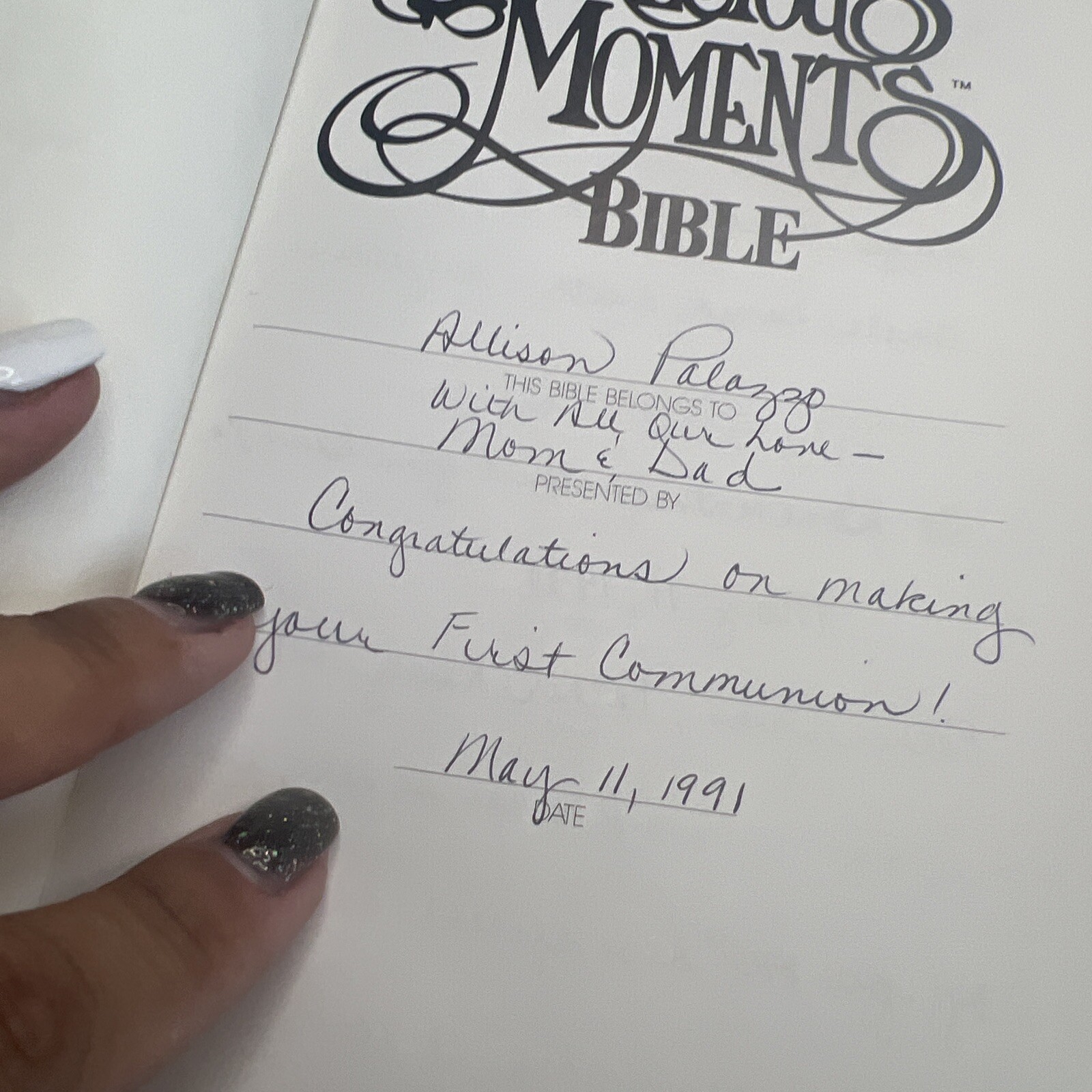 Precious Moments Bible Catholic Edition Today’s English Version 1270 Hardcover
