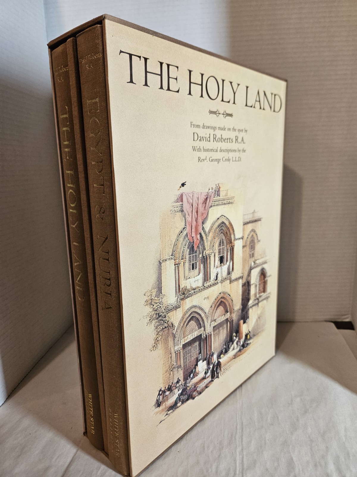Egypt, Nubia & The Holy Land: Boxed Set-3 Vol, David Roberts – Hardcover ~ NEW