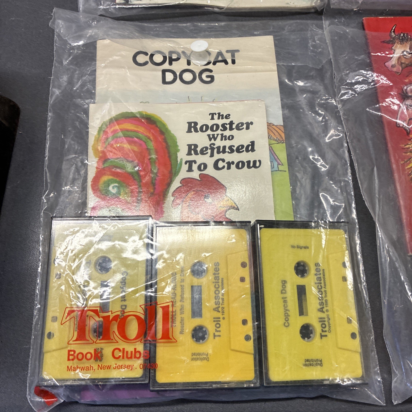 Lot Of 15 Vintage Troll Book Clubs Read -along Classics Books W/ Cassette Tapes