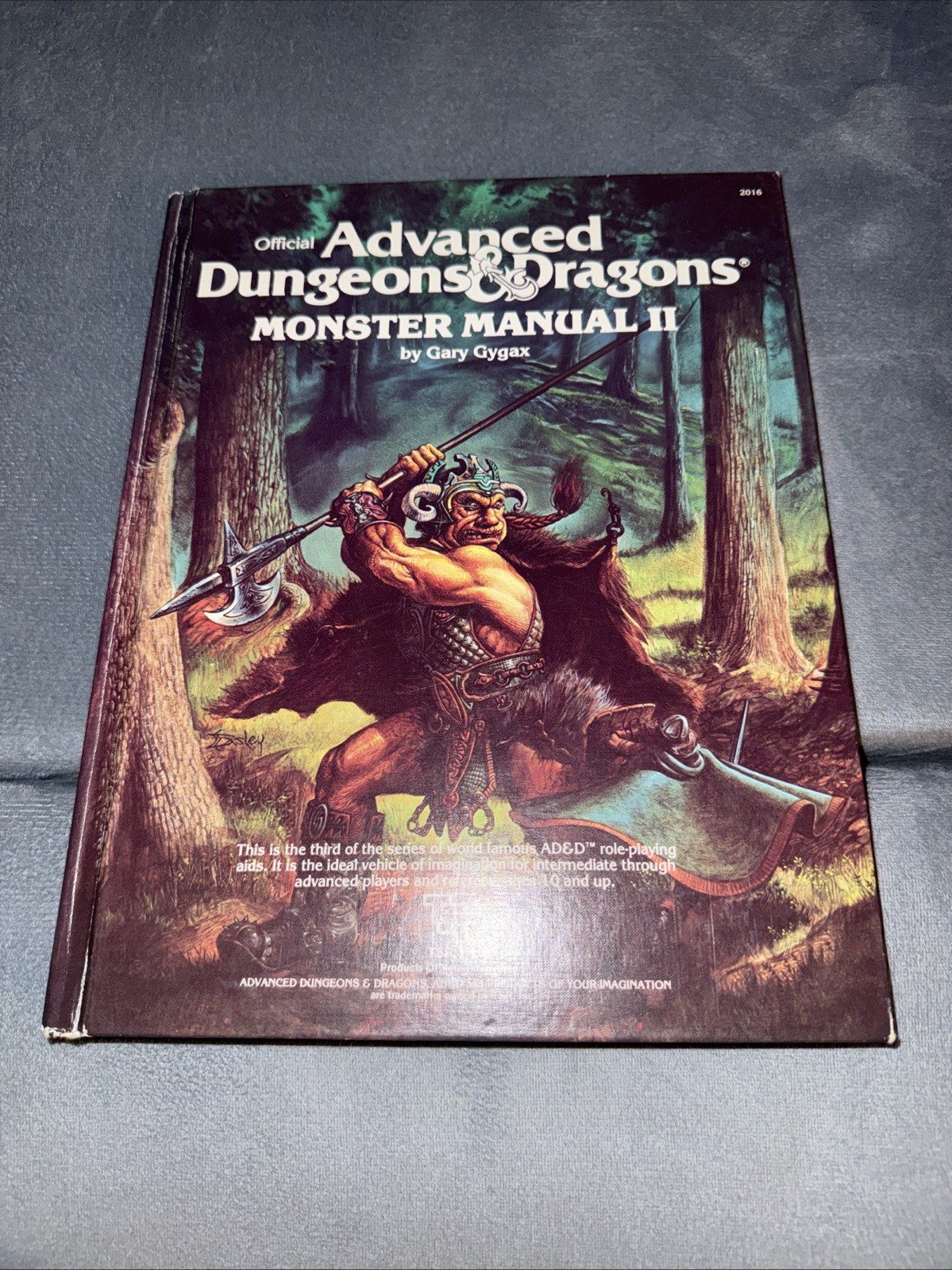 Monster Manual II AD&D #2016 Advanced Dungeons and Dragons 1983 TSR Hardcover