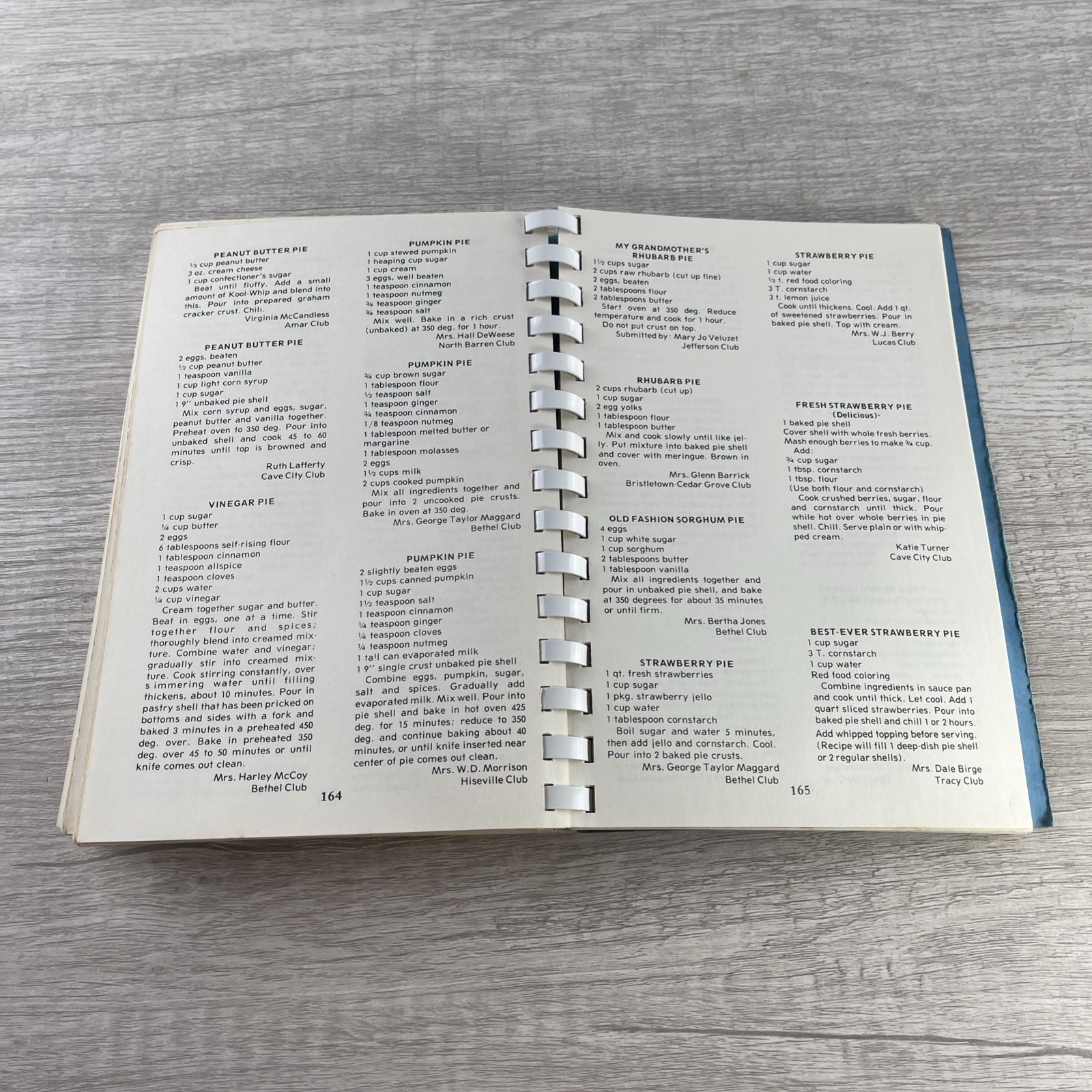 VTG Barren County Homemakers, From the Kitchen of Recipe Cookbook 1980 Pages 212