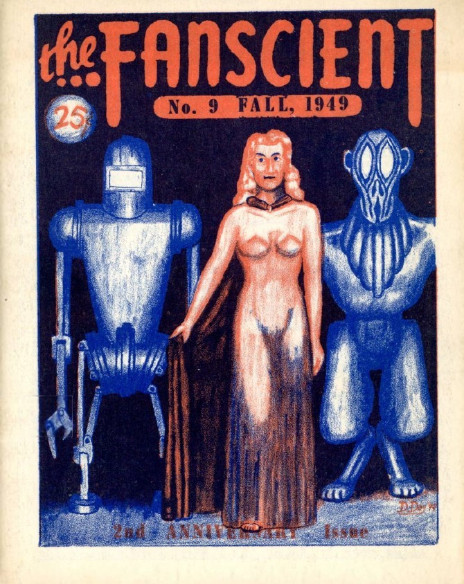 THE FANSCIENT science fiction magazine. 1947-51 complete run on CD/USB (fanzine)