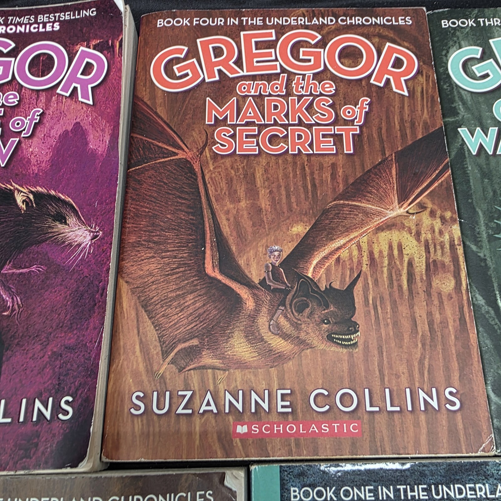 THE UNDERLAND CHRONICLES Series 1-5 set PB Lot Gregor Bane Curse Marks Claw