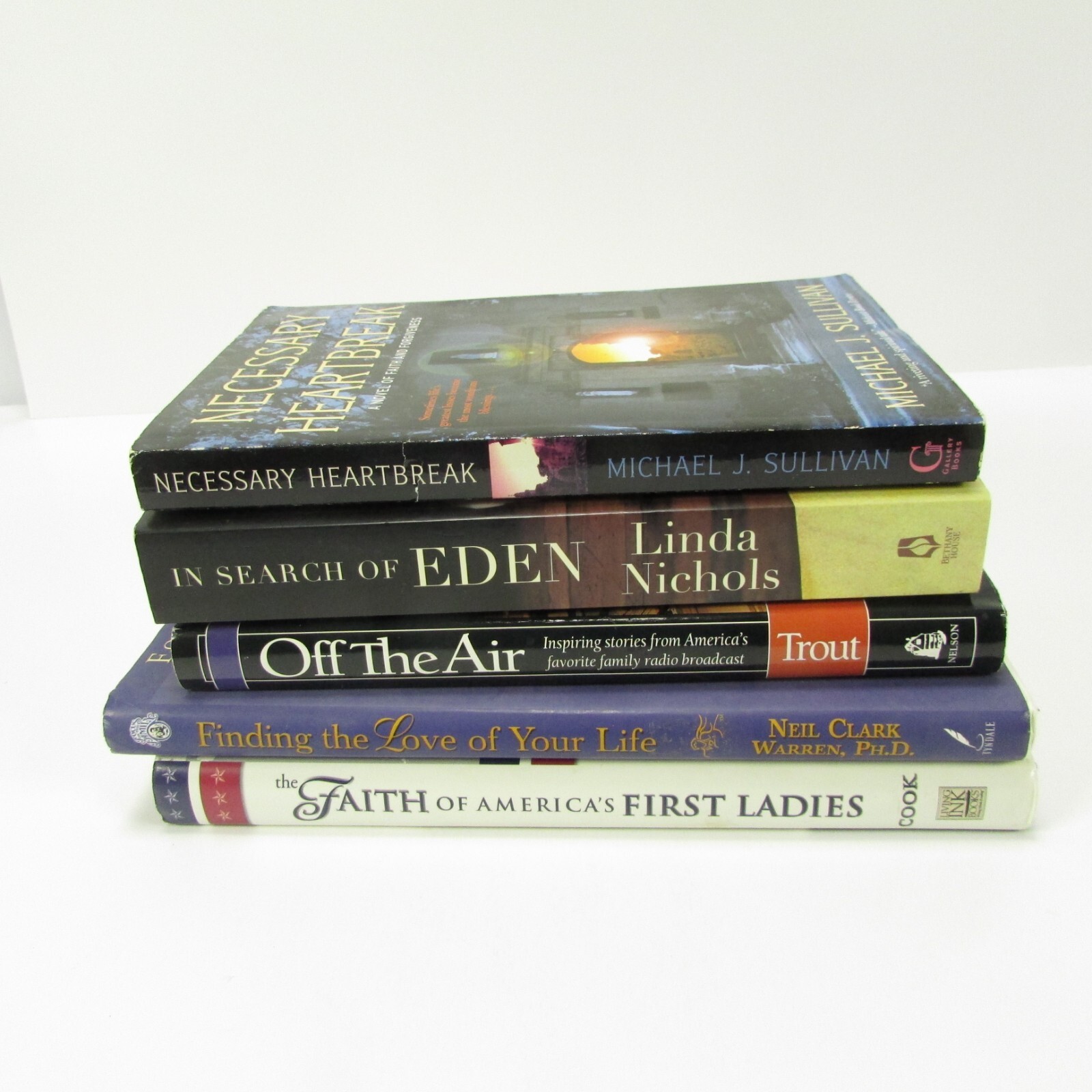 Religion Books Personal Growth Titles Bundle of 5 Paperback and Hardcover