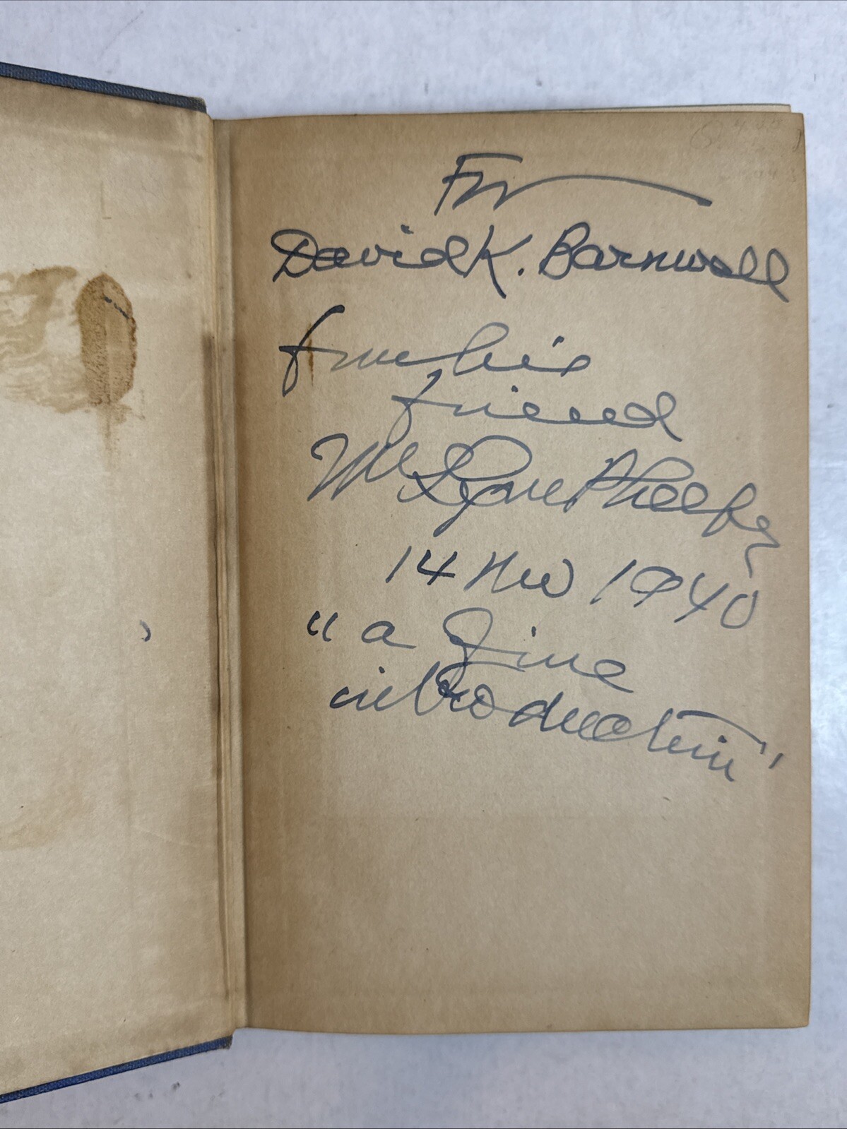 William Lyon Phelps Autobiography w/Letters 1939 HC Author Scholar & Critic B203