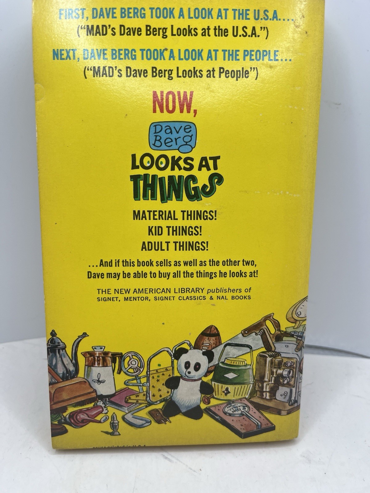 Vintage MAD Magazine Dave Berg Paperback Book Lot (5)
