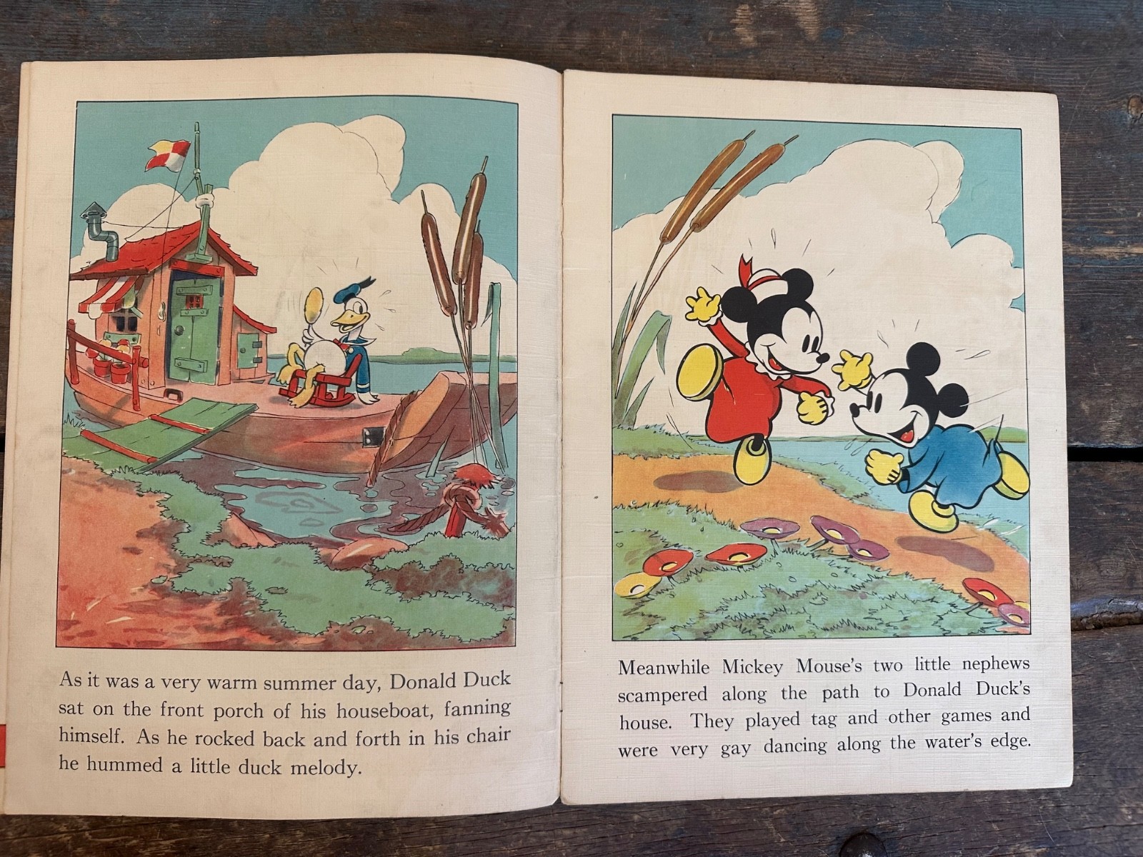 1935 Walt Disney’s Donald Duck Book Whitman Publishing Original!