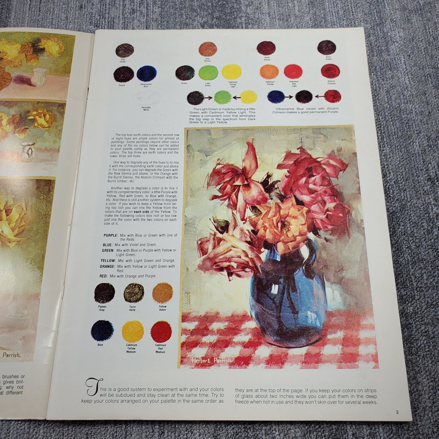 Flowers and Still Life Herbert Parrish Walter T Foster 151 Art Book