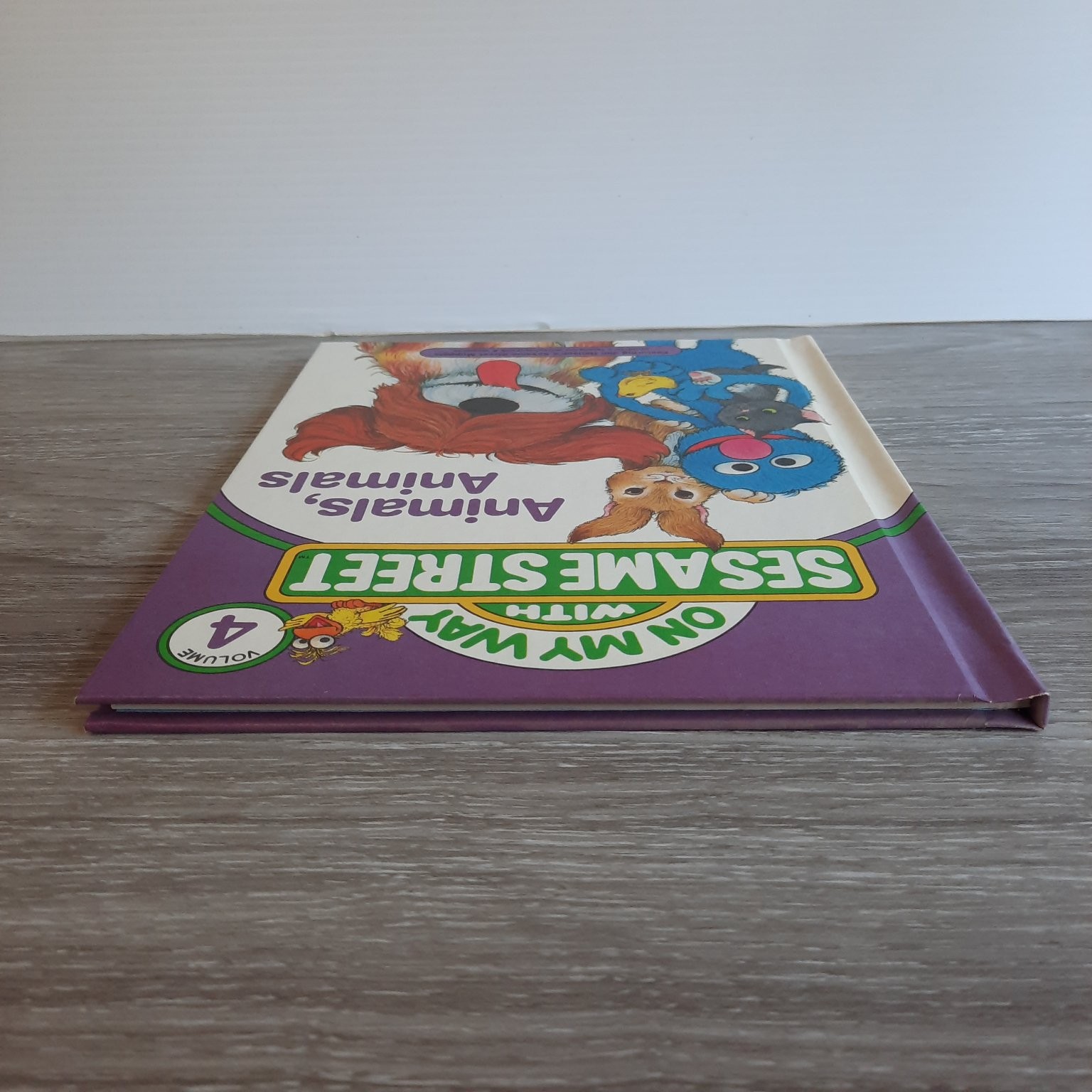 Animals Animals On My Way with Sesame Street Volume 4 1989 CTW Funk Wagnalls