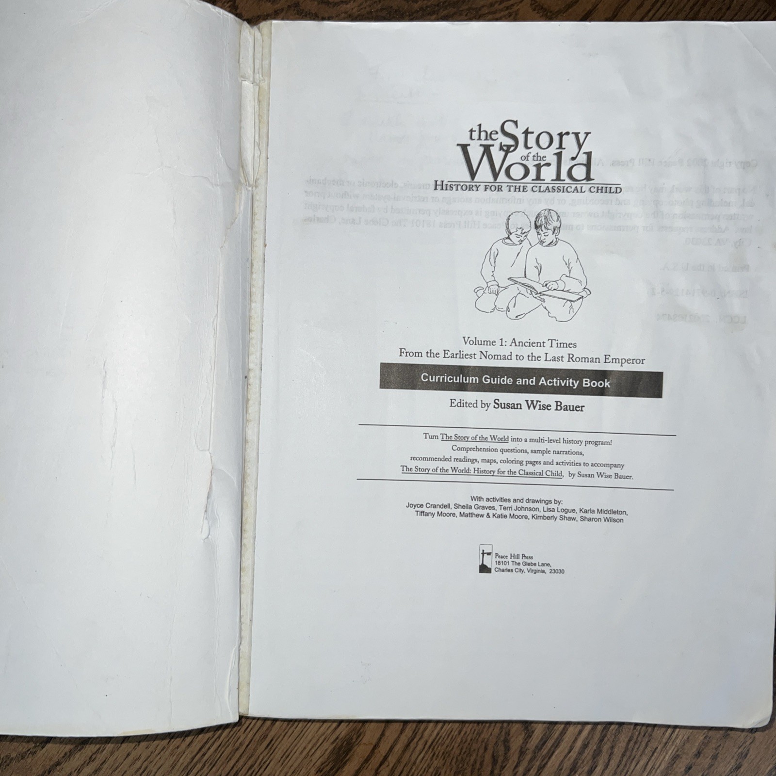 Story of the World Ancient Times, Volume 1, Set, Activity Book, Test Answer Key