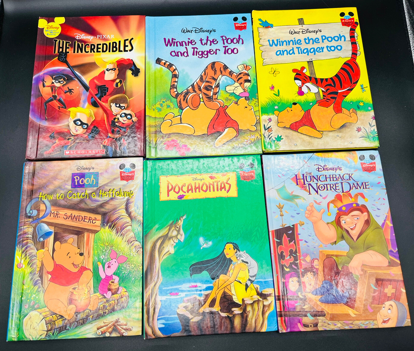 Lot 15 Disney Wonderful World Of Reading Books Hardcover 1990’s- 2000’s Pixar