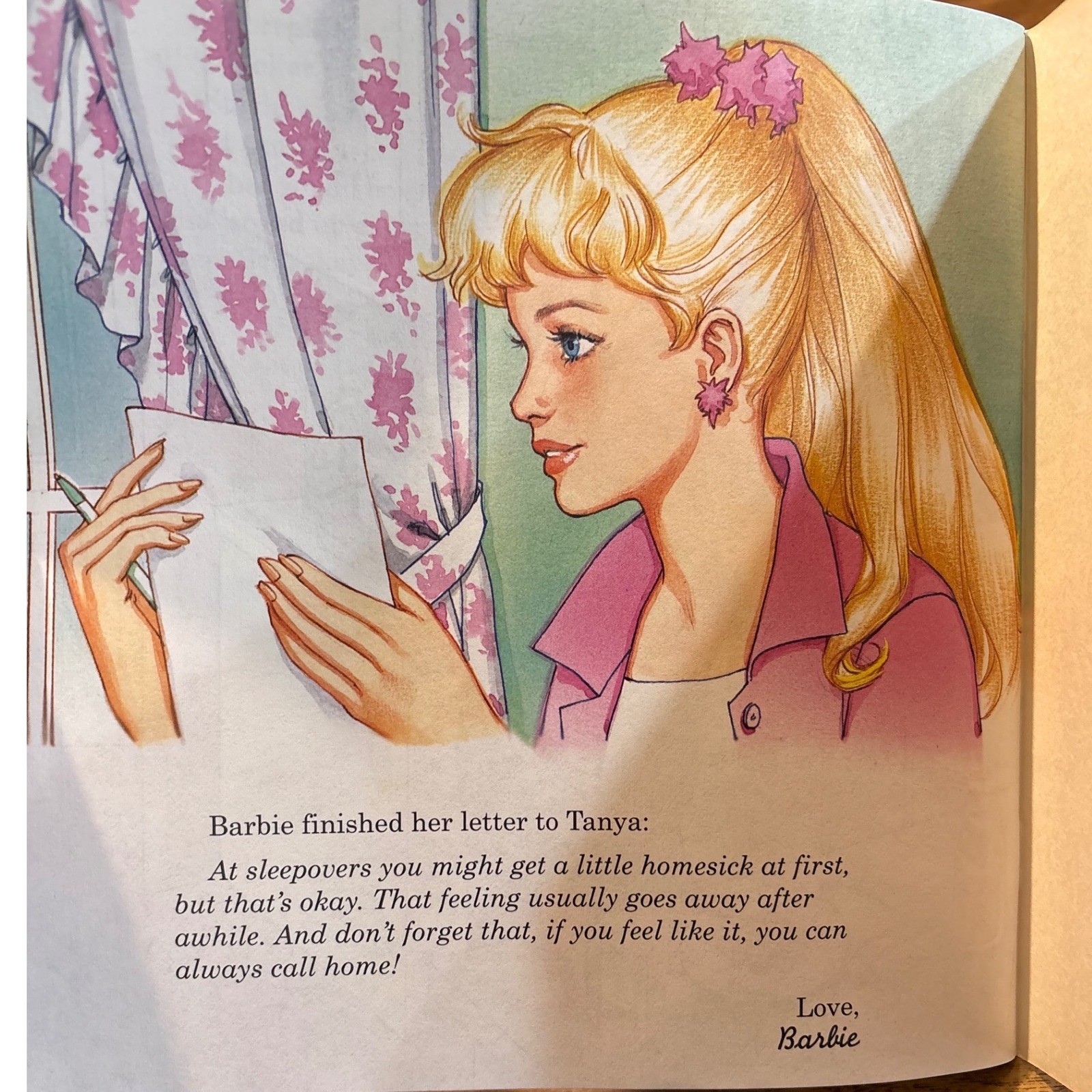 Golden Books Barbie Let’s Have a Sleepover Children’s Picture Book 1998