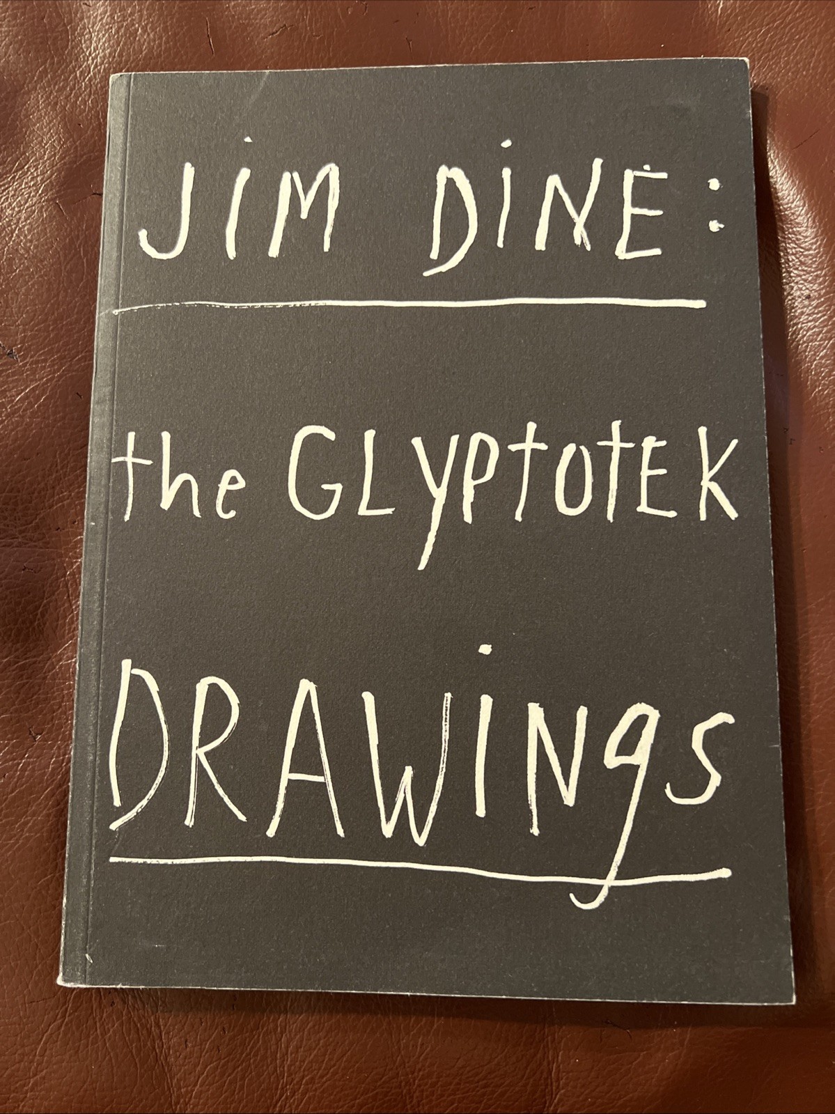 Jim Dine THE GLYPTOTEK DRAWINGS Rare Softcover Book