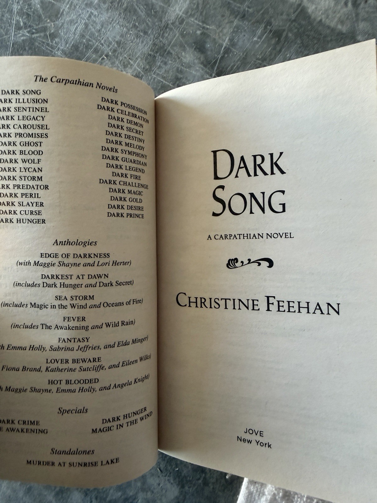 Christine Feehan Carpathian Series – Lot /Set of 8 Paperbacks