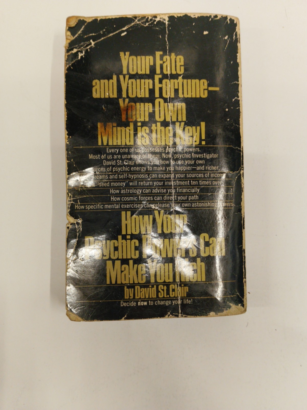 How Your Psychic Powers Can Make You Rich by David St Clair (1975) RARE SECRETS