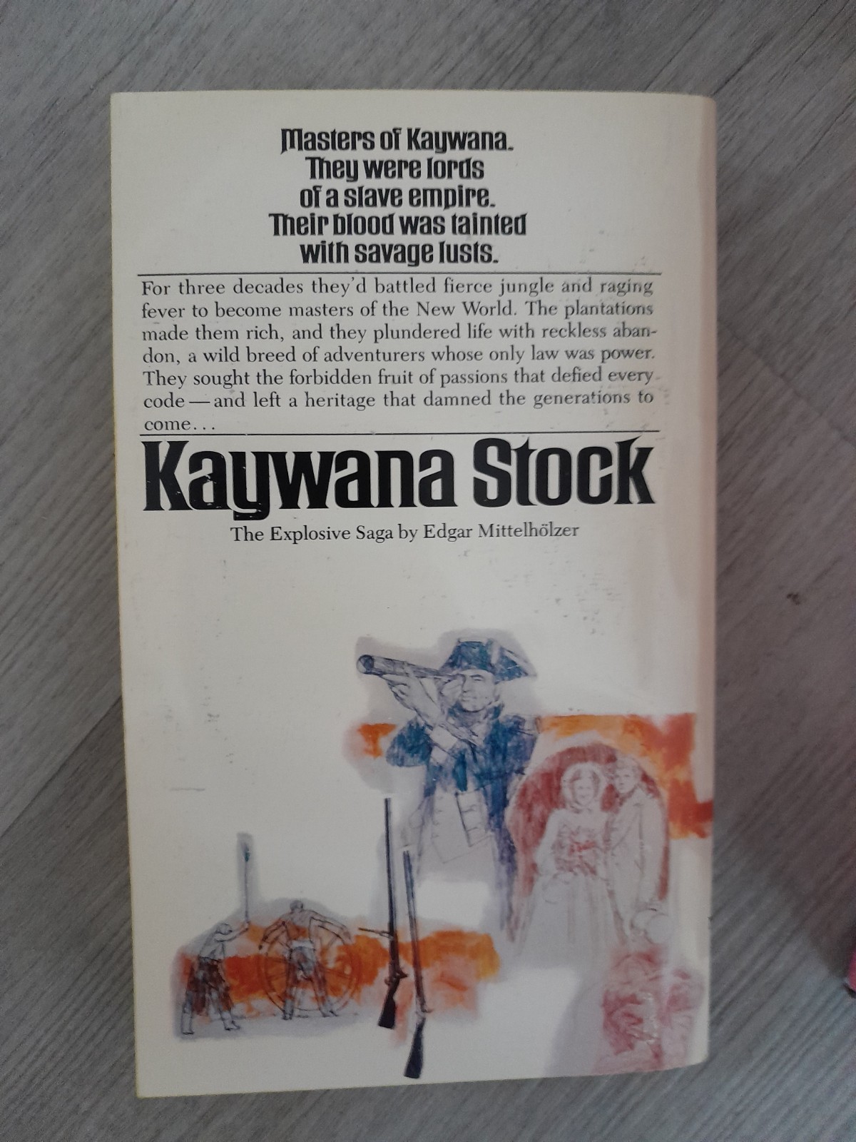 1978 Bantam Books Kaywana Stock Edgar Mittelholzer 1st Bantam Edition Paperback