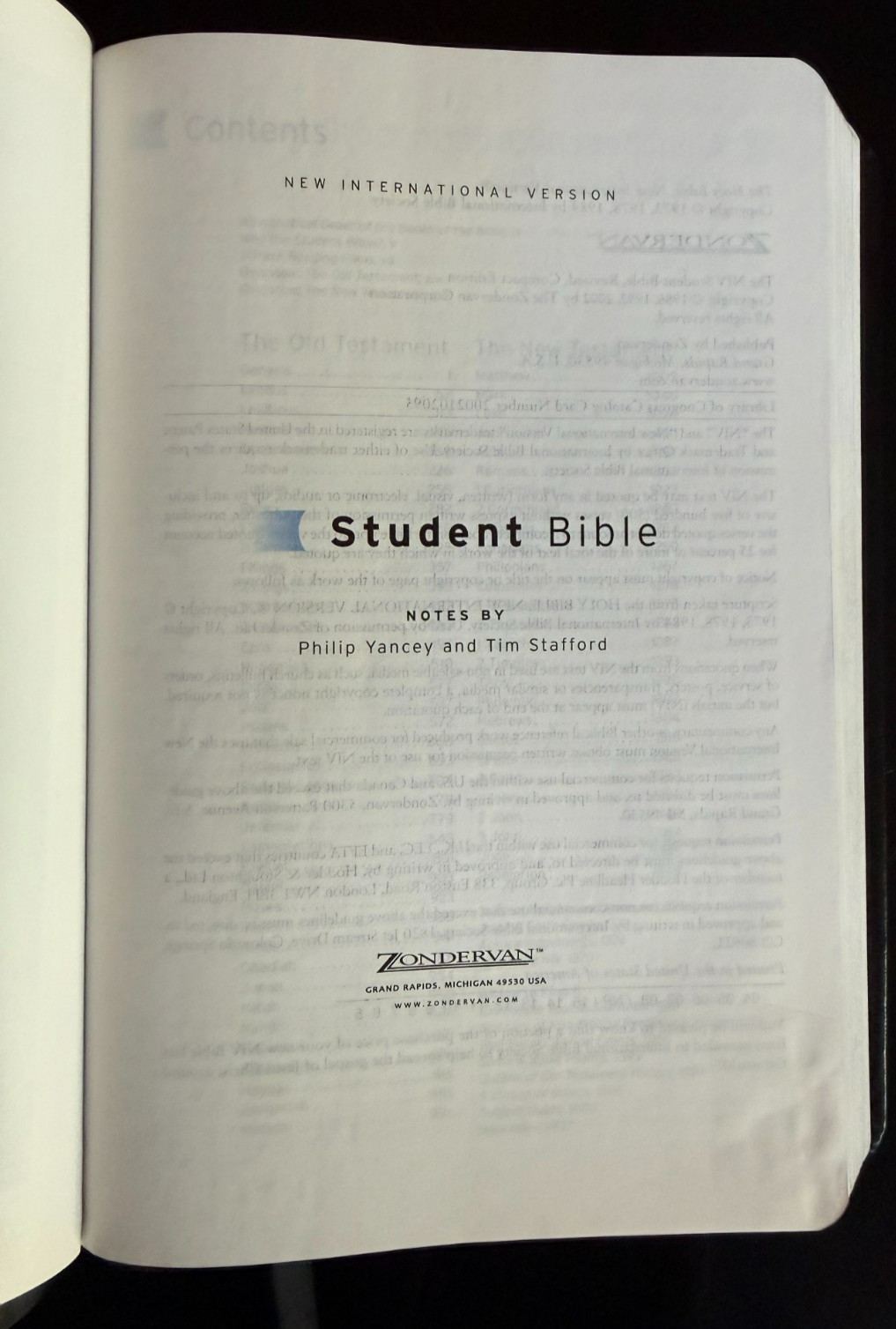 NIV Student Bible Revised Compact Edition (Leather, 2002)