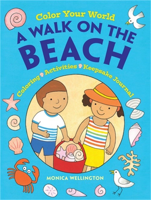 Color Your World: A Walk on the Beach: Coloring, Activities & Keepsake Journal (