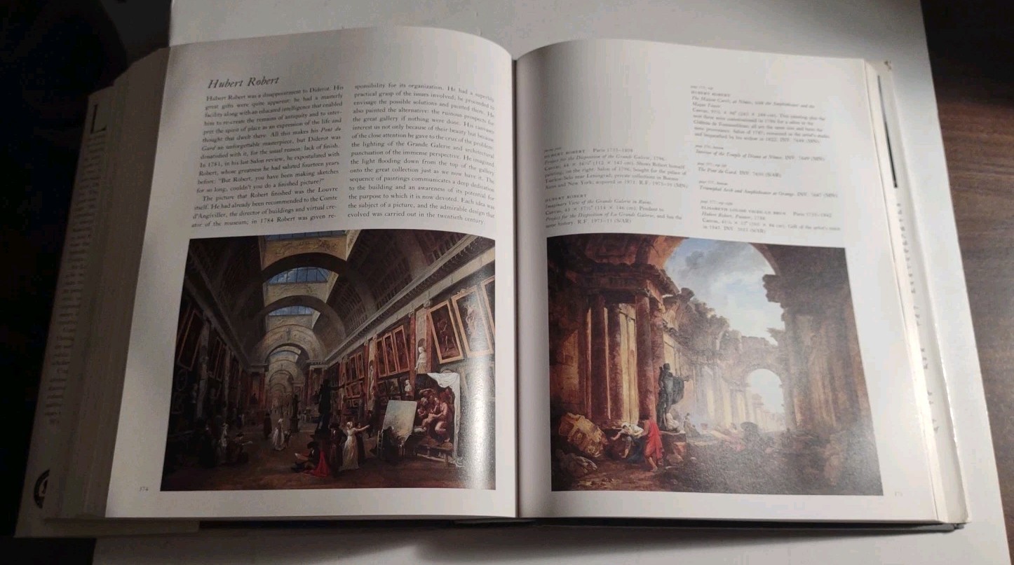Paintings in the Louvre Hardcover Book By Lawrence Gowing Stewart Tabori & Chang