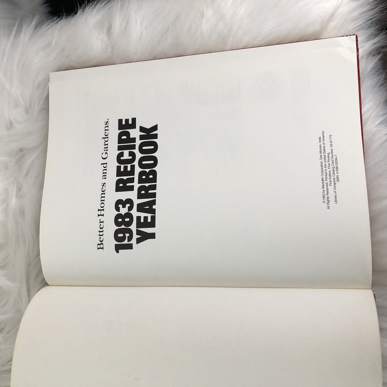 Better Homes & Gardens 1983 Recipe Yearbook by Meredith Corp. ~ Hardback Book