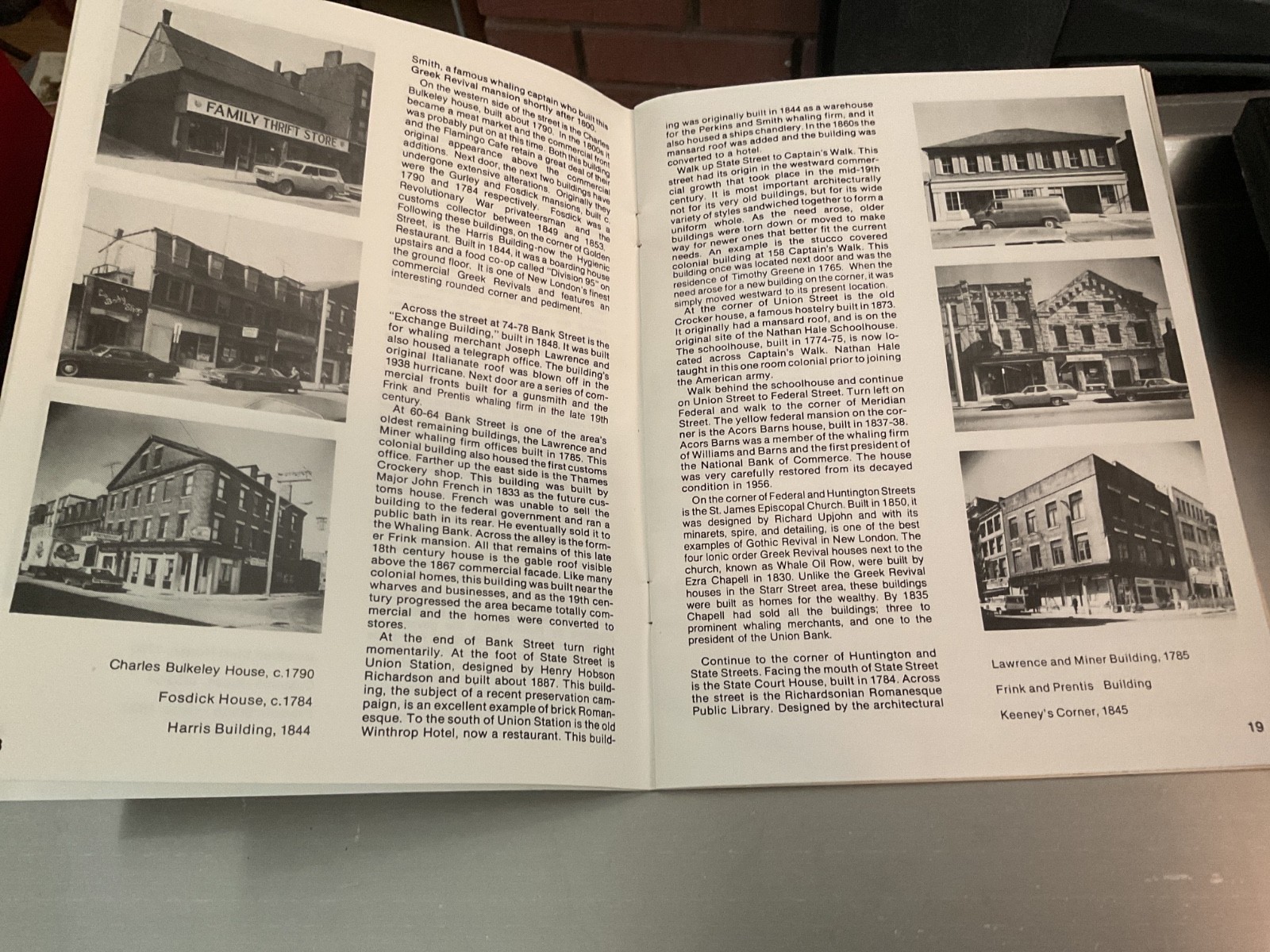 New London Connecticut Historic District Study 1978 Magazine