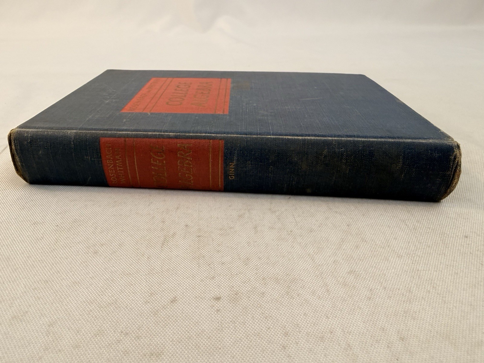 Rosenbach & Whitman College Algebra Third Edition Hardcover 1949 Fast Ship!!!