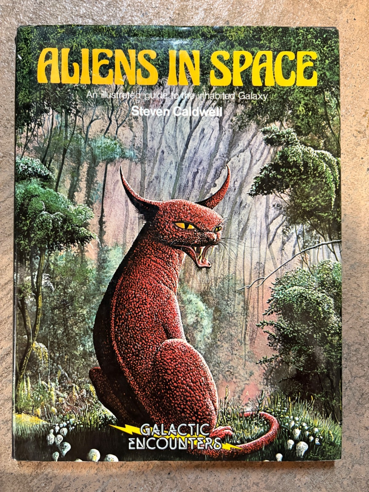 ALIENS IN SPACE by Steven Caldwell ( Hardcover Book 1979 Dust Jacket Sci-fi)