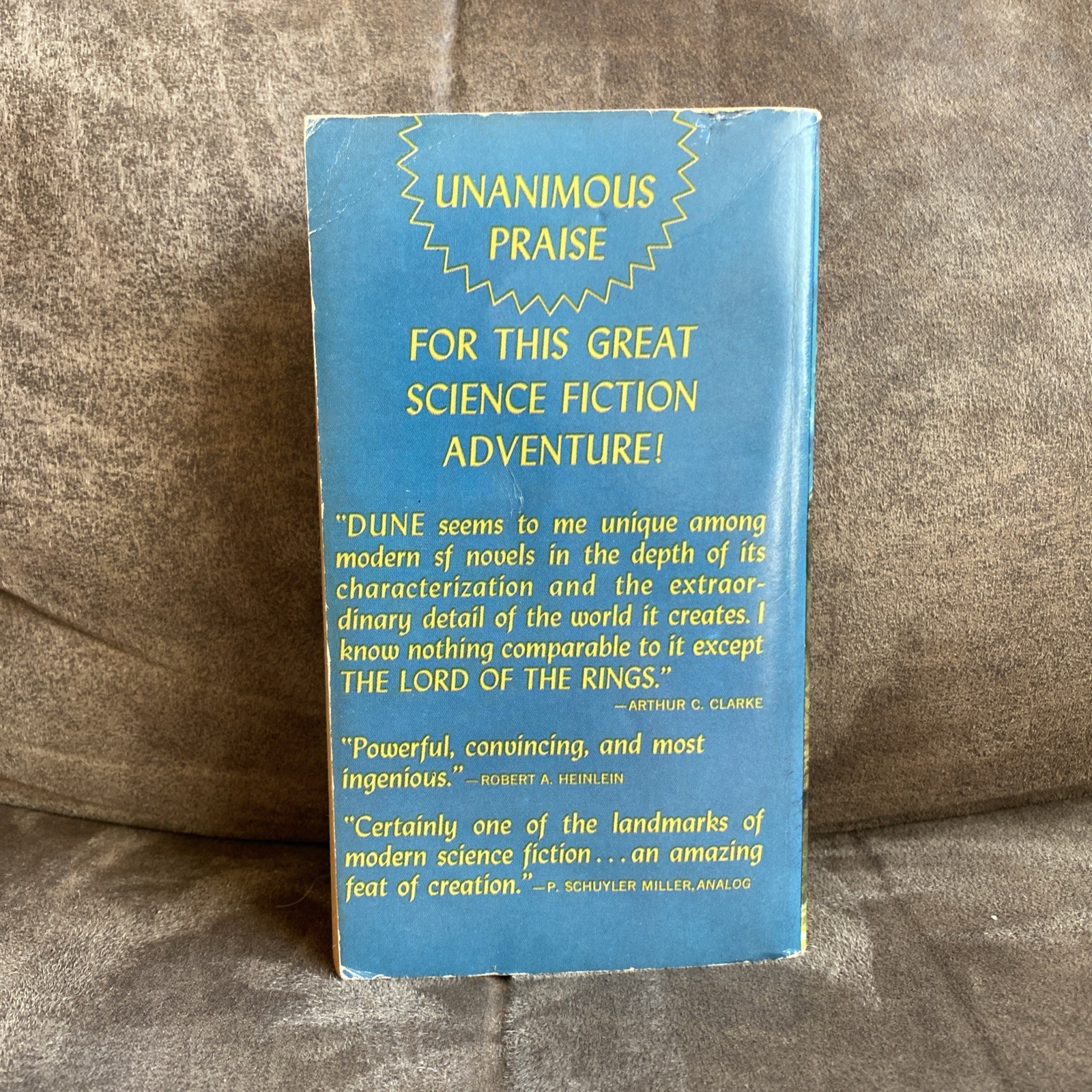 DUNE Frank Herbert 1965 vintage paperback $1.25 Ace Book 17261