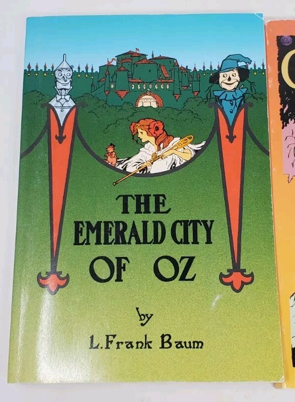 Lot Of 3 OZ Books Emerald City Lost Princess Glinda By Frank L. Baum Soft Cover