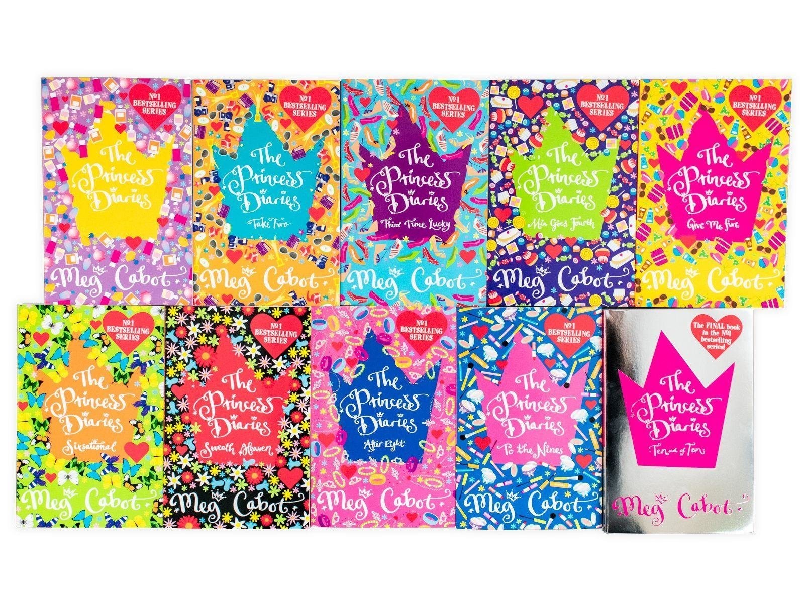 The Princess Diaries by Meg Cabot 10 Books Set – Ages 12+ – PB