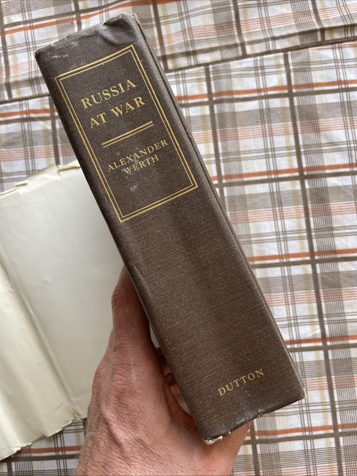 Russia at War 1941-45 by Alexander Werth (1964 Dutton HCDJ 100 pages, Illustrat)