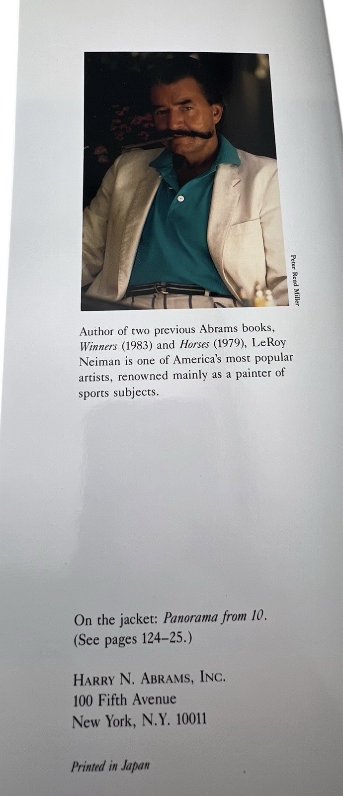 Large Big-Time Golf Book LeRoy Neiman SIGNED 1992 Hardcover 1st Edition