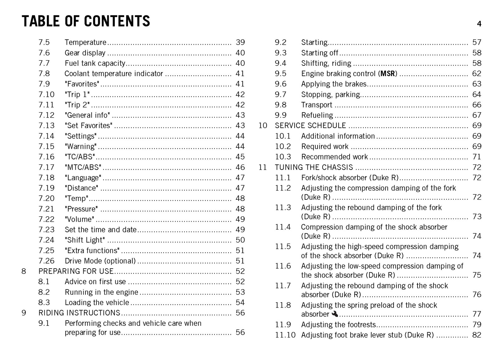 KTM 690 Duke 690 Duke R Owners Manual 2016 – STEEL WIRE BOUND – TOUGH COVERS
