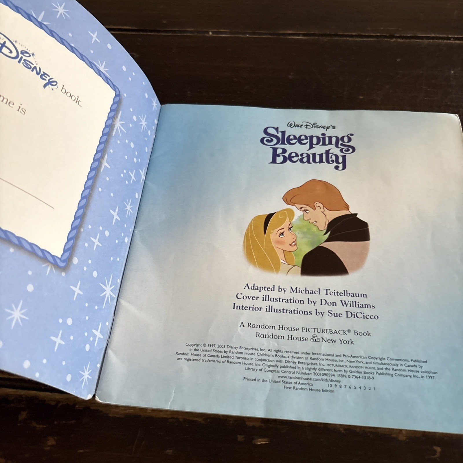 Sleeping Beauty by Random House Disney Staff and Michael Teitelbaum (2003, Trade