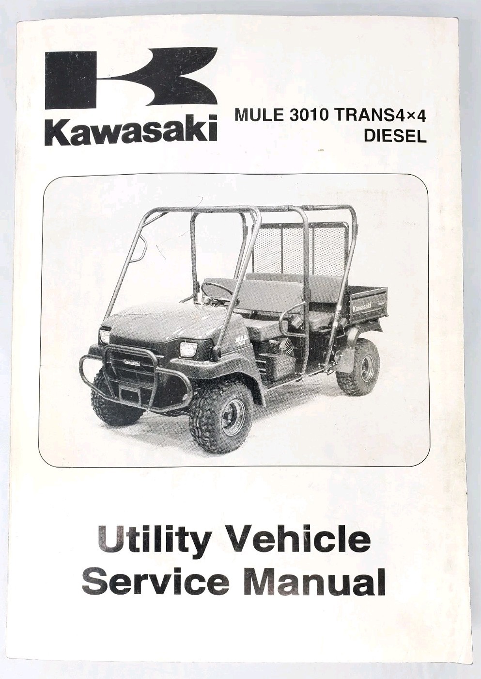 07 Kawasaki Mule 3010 Diesel 4×4 Factory Service Manual 99924-1368-01 KAF950C7F