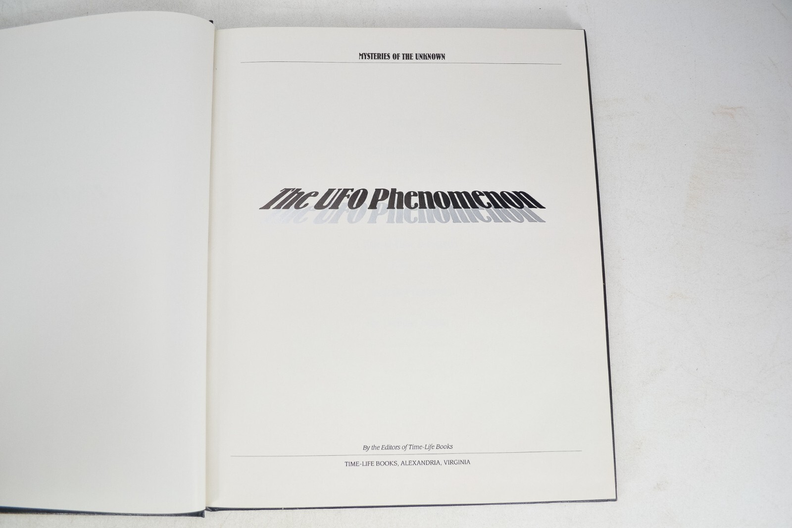 Vintage Time Life Mysteries of the Unknown The UFO Phenomenon 1987 HC