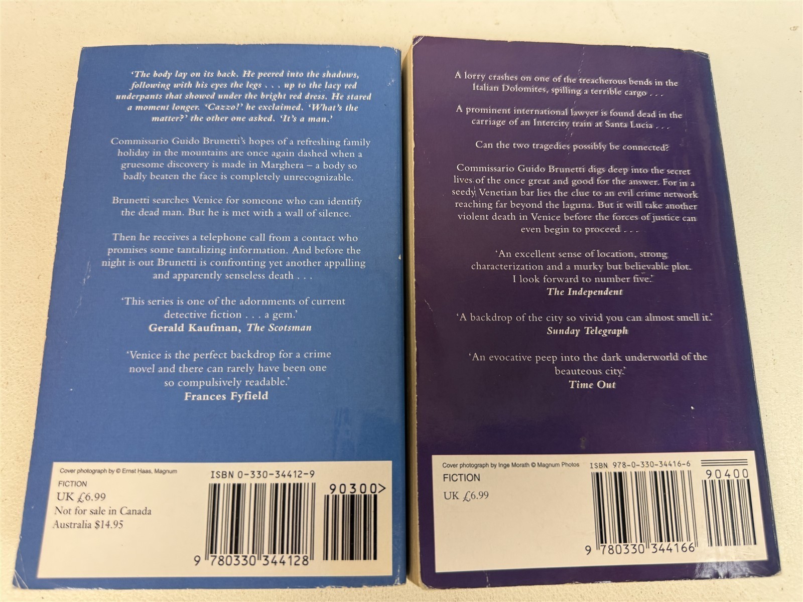 Donna Leon Lot 13 Commissario Brunetti Death La Fenice / Girl of His Dreams