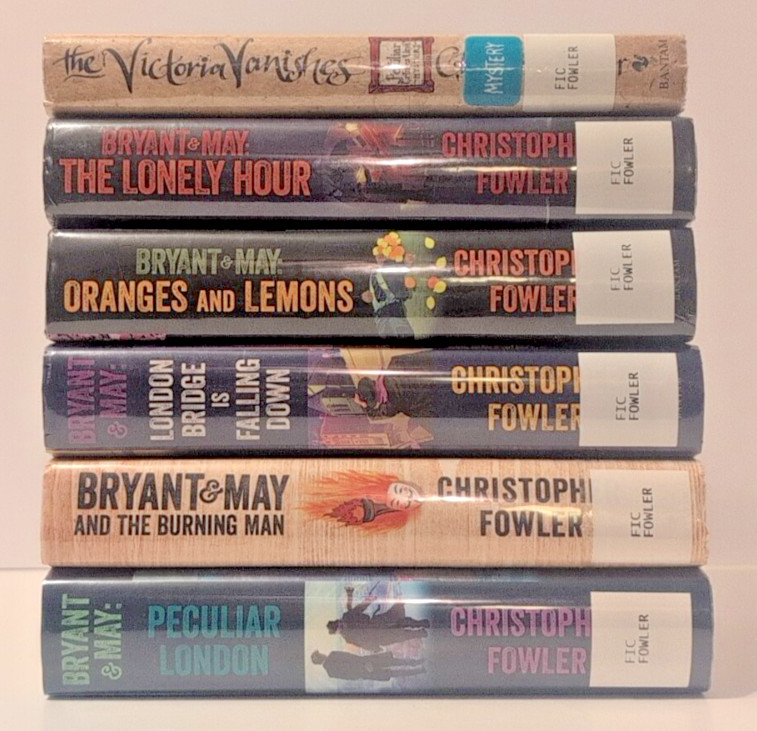 Lot of 6 Christopher Fowler BRYANT & MAY A Peculiar Crimes Unit Mystery HC Books