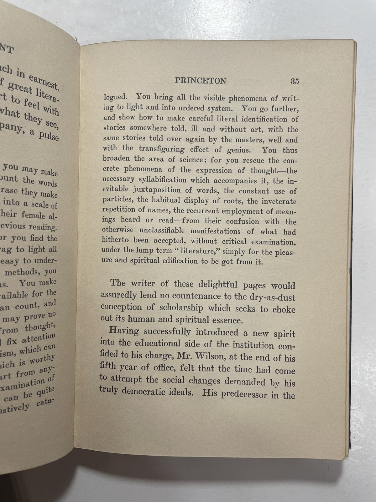 THE PEACE-PRESIDENT A Brief Appreciation William Archer Henry Holt and Company